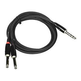 Roland RCC5TR28 Câble splitter jack TRS 2 jack 150cm