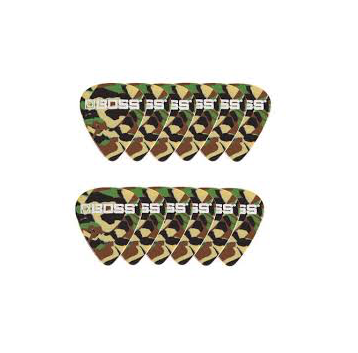Boss BPK-12-CM Camo Medium 12 Picks