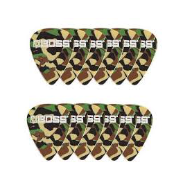 BOSS BPK-12-CH Camo Heavy 12 Picks