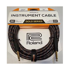 ROLAND RICG20 Câble instrument Série GOLD 6m