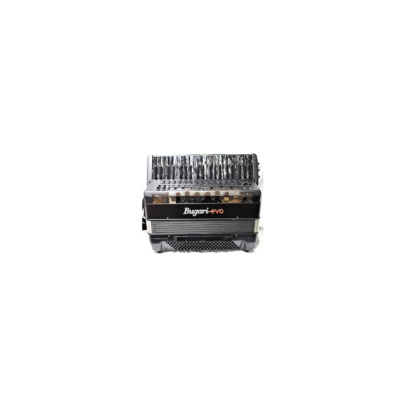 Bugari EVO HARIA P41 Matt black V-accordion