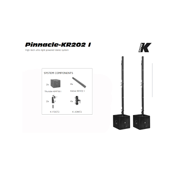 K-ARRAY PINNACLE KR202i sistema attivo - More Show Strumenti Musicali
