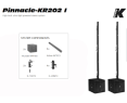 K-array PINNACLE KR202i sistema attivo K-array PINNACLE KR202i sistema attivo