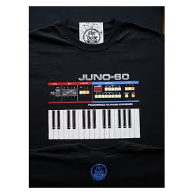 ROLAND JUNO106 T-Shirt Black L