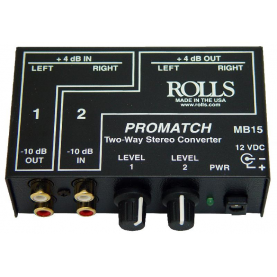 ROLLS PROMATCH MB15 two-way stereo converter