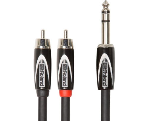Roland RCC5TR2R V2 Splitter Kabel Jack TRS 2 RCA 150cm