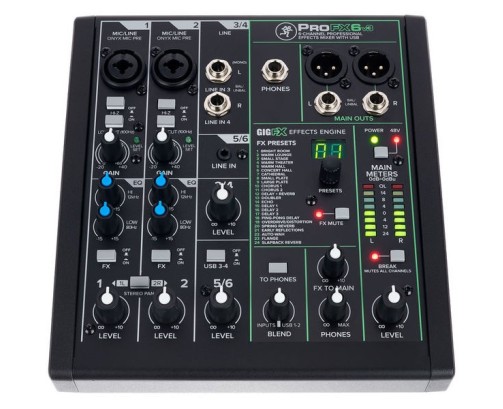 Mackie PROFX6V3 6-Kanal Mixer