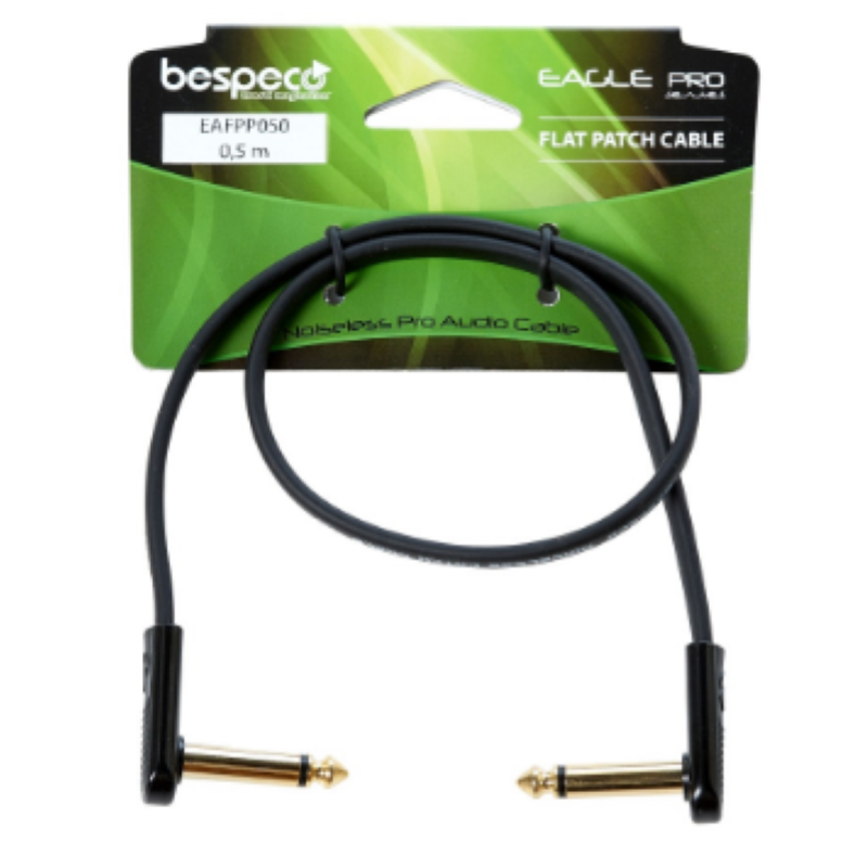 Bespeco EAFPP015 Instrument Cable Angled Jack 15cm