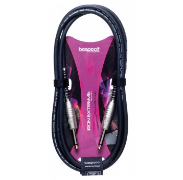 Bespeco IRO450PBK Iron Extreme Câble instrument 450cm