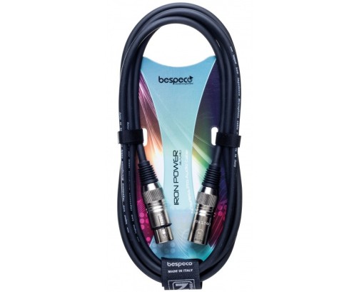 Bespeco IROMB200 IRON-Serie XLR-Mikrofonkabel 2m