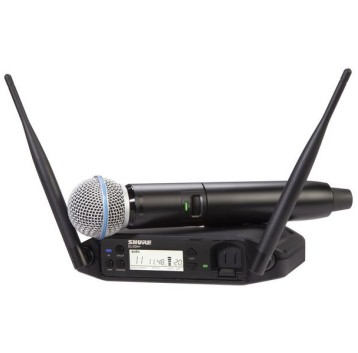 Shure GLXD24+/Beta58 Digitales Funkmikrofon-System Dualband