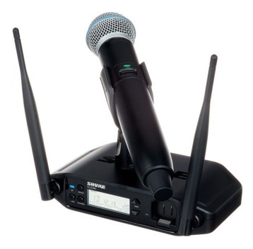 Shure GLXD24Plus/Beta58 Radiomicrofono Dual Band