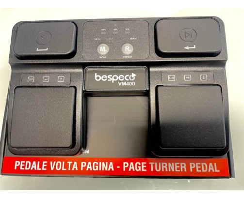 Bespeco VM400 Pedale volta pagina