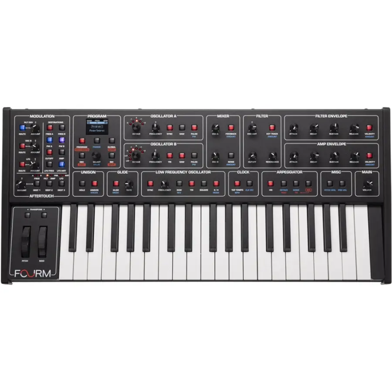 Sequential Fourm Analoger Synthesizer