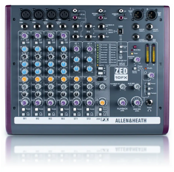 Allen & Heath ZED 10FX mixer