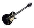 Eko LS300 Schwarze E-Gitarre