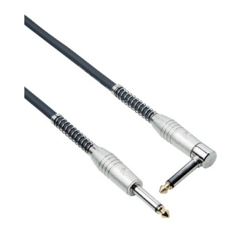 Bespeco IRO300APBK Iron Extreme Câble instrument jack/angle 3m