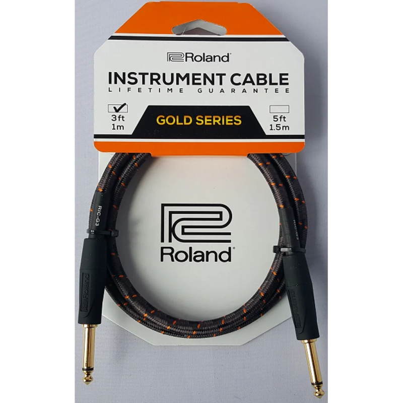 Roland RICG3 cavo jack Gold 1m