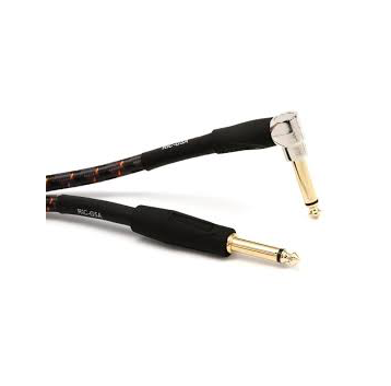 Roland RICG5A Câble jack standard-coudé GOLD 150cm