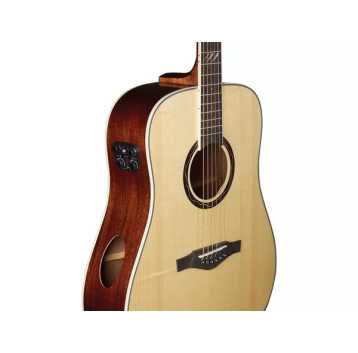 Eko Tri D300CE Elektroakustische Gitarre, Natur