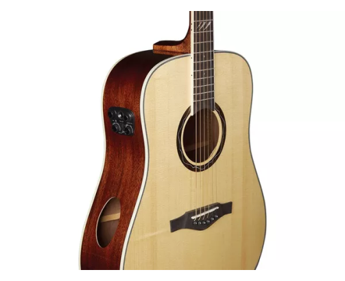 Eko Tri D300CE Elektroakustische Gitarre, Natur