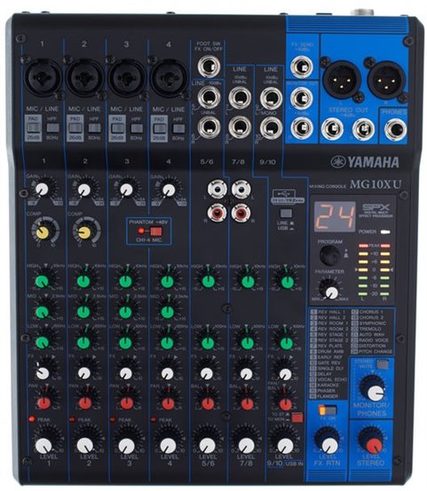 Yamaha MG10XU Mischpult 10 Kanäle USB