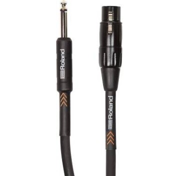 Roland RMCB20HIZ Câble micro haute impédance XLR vers jack 1/4 pouce