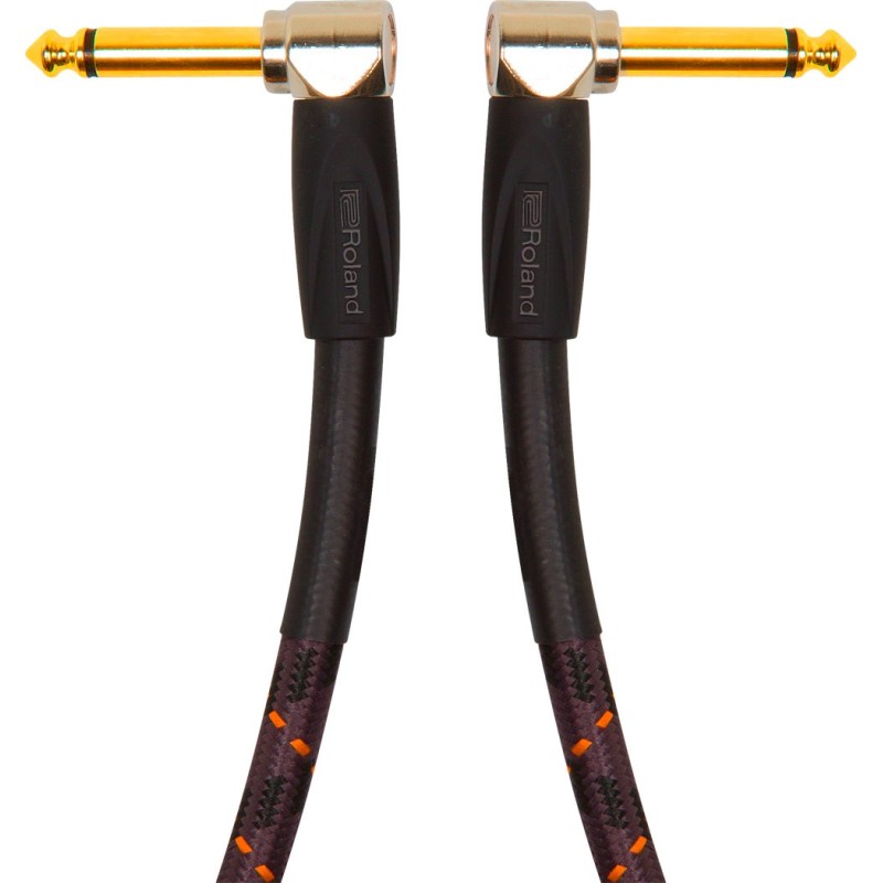 Roland RICGPC Instrumentenkabel GOLD 15cm