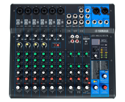 Yamaha MG12XUK 12 channel mixer USB