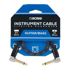 BOSS BIC1AA Instrument/Patch Cables 30cm